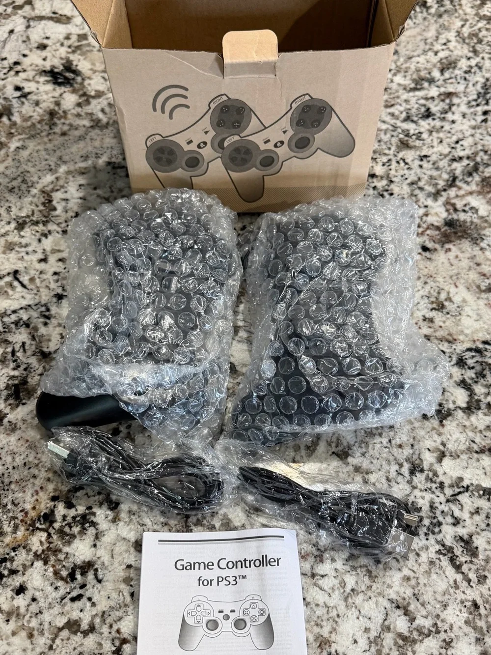 Wireless Twin Game Controllers - Brown